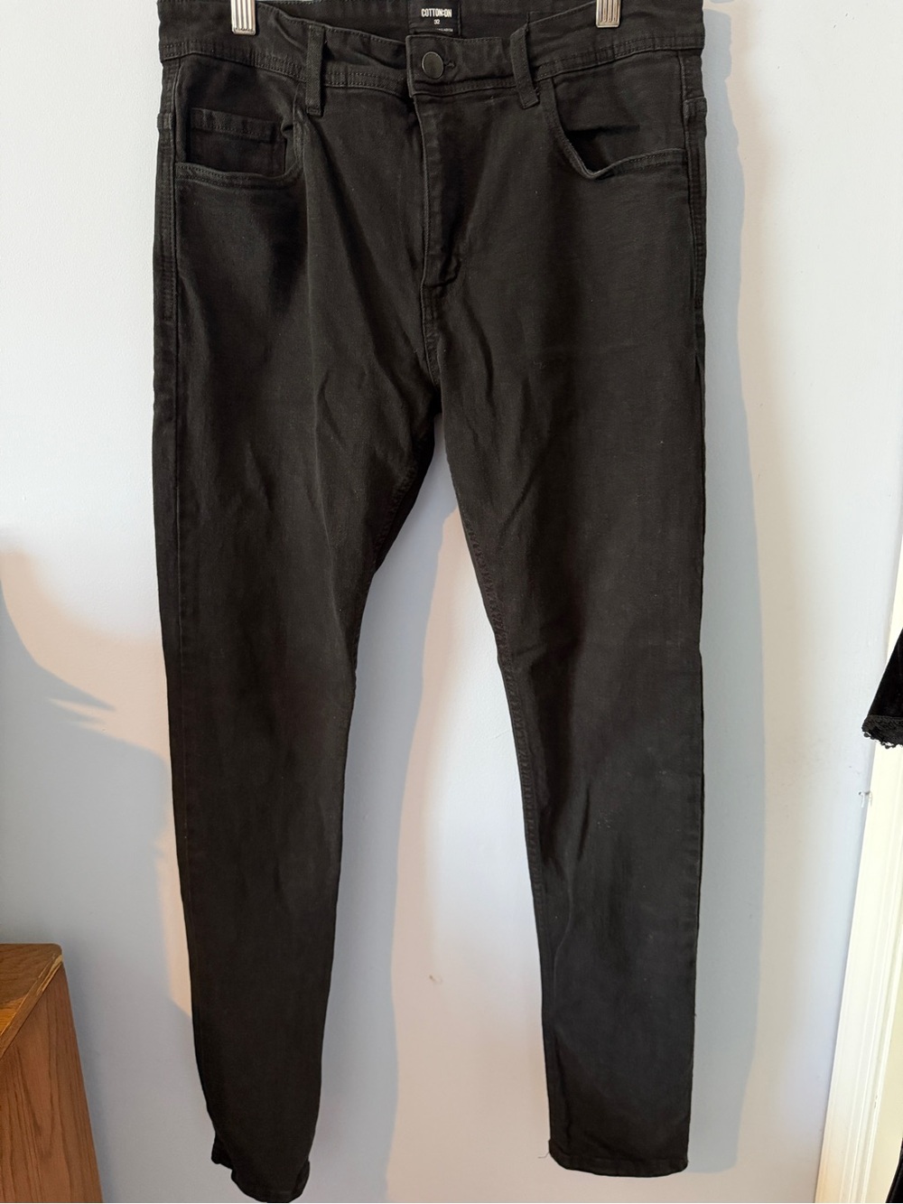 Cotton On Black Super Skinny Stretch Men’s Jeans